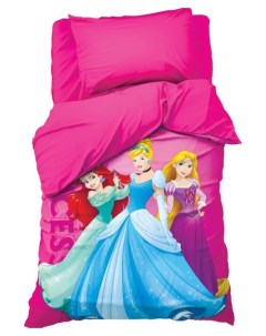 Комплект постельного белья Принцессы Разноцветный Disney
