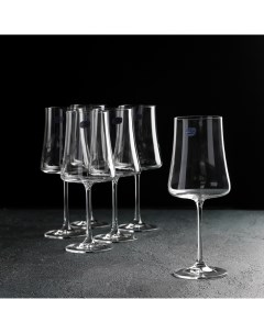 Набор бокалов для вина Экстра 560 мл 6 шт Crystal bohemia