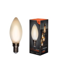 Лампа филаментная Свеча CN35 9 5 Вт 2700K E14 матовая колба 604 095 Rexant