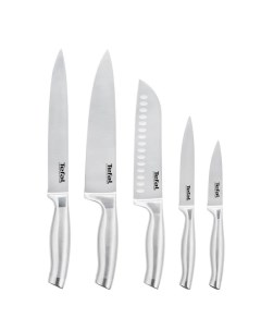 Набор кухонных ножей из нержавеющей стали 5 предметов Tefal