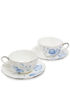 Чайный набор на 2 персоны Голубая бабочка Pavone