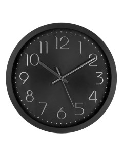 Часы Часы настенные серия Классика плавный ход d 30 5 см черные цифры серебро Troyka