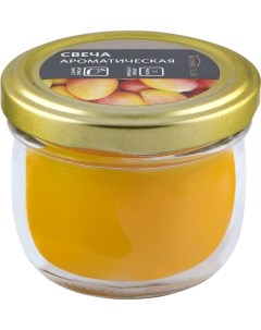 Свеча ароматическая манго в банке с крышкой Home club