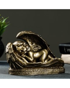 Фигура Ангел лежит бронза 20х15см Хорошие сувениры