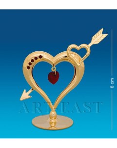 Фигурка Сердце со стрелой с цв кр Юнион AR 1294 1 113 602301 Crystal temptations