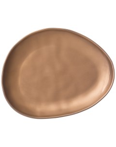 Тарелка обеденная bronze 29x23x3 см 2 штуки Bronco