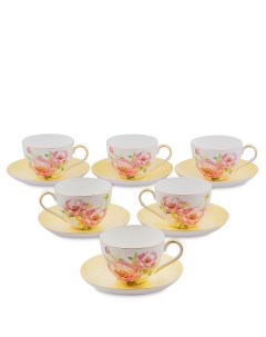 Чайный набор на 6 персон Пионы Torino Peony Pavone