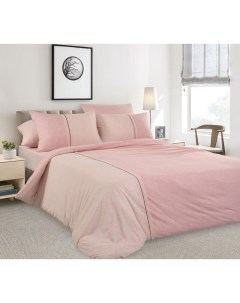 Комплект постельного белья Ягодный 2 спальный хлопок розовый Текс-дизайн