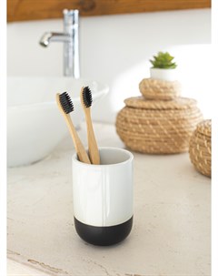 Стакан для зубных щеток PH10068 Black керамический стакан для ванной Proffi
