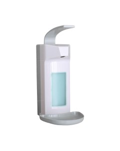 Дозатор для жидкого мыла локтевой 1 л пластик цвет белый Nobrand