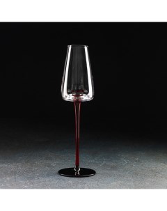 Бокал для шампанского Идеал 240 мл 7 2 26 см цвет красный Magistro