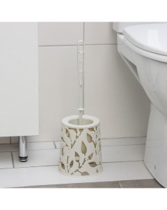 Ёршик для туалета Флора 14x41x41 см цвет белый Idea