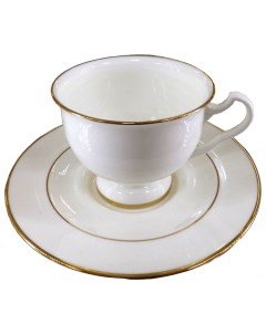 Чашка с блюдцем чайная Айседора Золотая лента Императорский фарфоровый завод