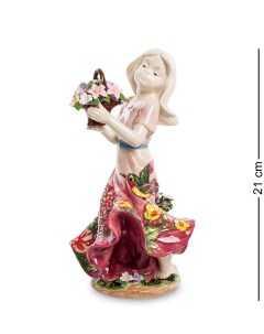 Фигурка Девушка с цветами JP 12 19 Pavone