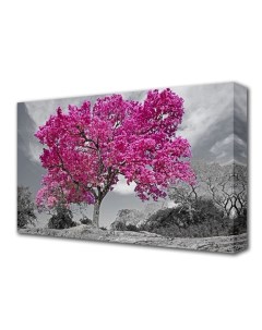 Картина на холсте Цветущее дерево 60 100 см Topposters