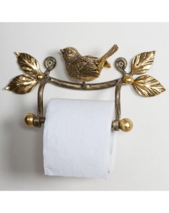 Держатель для туалетной бумаги Птичка Бронза Bogacho