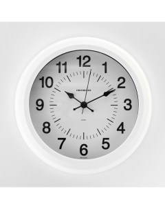 Часы Часы настенны серия Классика d 25 см белые Troyka