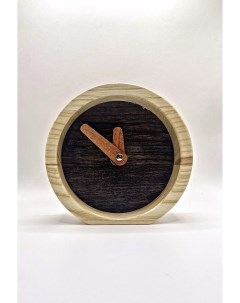 Настольные интерьерные деревянные часы Raisin Овал Оранжевый Time plato’s