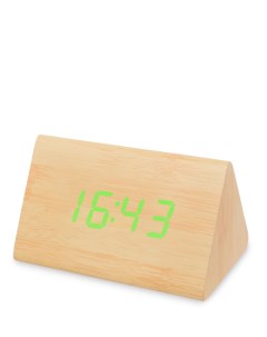 Часы с подсветкой Березовый брусок Подарки от михалыча