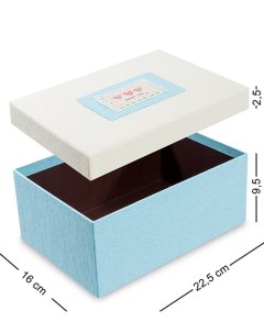 Коробка Прямоугольник цв голуб молочн WF 06 3 A 113 80036905 Packing symphony