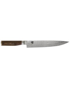 Нож для нарезки Шан Премьер 24 см ручка дерева пакка Kai