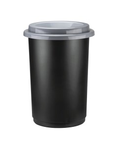 Контейнер для мусора ЭКО 50 л Серый М 2468 Idea