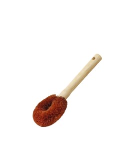 Щётка для чистки посуды щетина кокос деревянная ручка 8 5x3 5x23 см Доляна