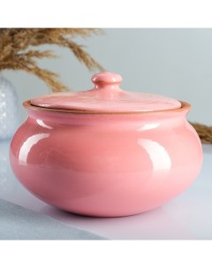 Супница Вятская 2 5л розовая Вятская керамика
