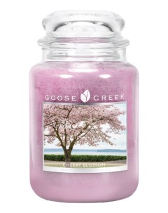 Ароматическая свеча Cherry Blossom Вишня в цвету свеча 680г Goose creek