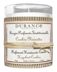 Ароматическая свеча Perfumed Handmade Candle Hazelnut Cookie 180г Durance