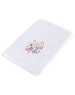 Банное полотенце полотенце универсальное белый Santalino