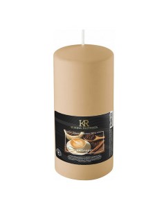 Свеча столб ароматическая Капучино 8 см Kukina raffinata