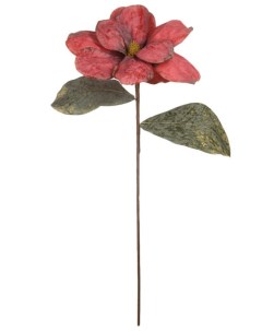 Искусственный цветок Магнолия фуксия 63 см Вещицы