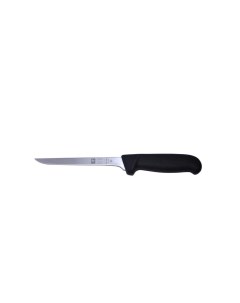 Нож обвалочный 150 280 мм узкое жесткое лезвие черный SAFE 1 шт Icel