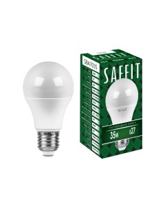 Лампа светодиодная SBA7035 Шар E27 35W 4000K 55198 Saffit