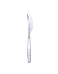 Ножи одноразовые прозрачные 18 см 48 шт Officeclean