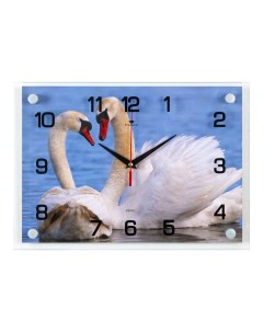 Часы Пара лебедей Рубин