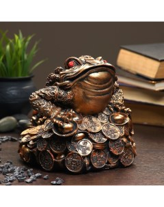 Фигура Жаба на монетах 18х18х18см Хорошие сувениры
