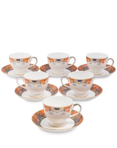 Чайный набор на 6 персон Риомаджоре Riomaggiore Pavone