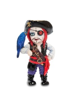Статуэтка в стиле Фэнтези Капитан пиратов и его попугай Veronese