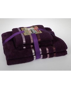Комплект полотенец BALE фиолетовый Karna