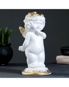 Фигура Малышка ангел белая 25х12х12см Хорошие сувениры