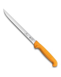 Нож для филеровки рыбы лезвие 20 см узкое жёлтый Victorinox