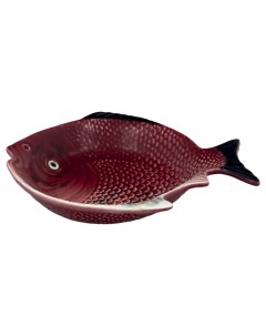 Блюдо глубокое Рыбы 24 см керамика Bordallo pinheiro