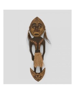 Настенное панно Абориген Папуа 50 см Папуа Decor and gift