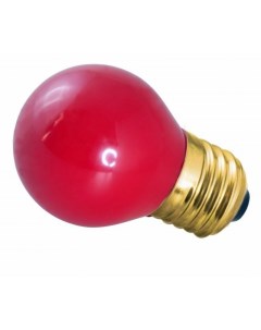 Лампа накаливания e27 10 Вт красная колба 401 112 Neon-night