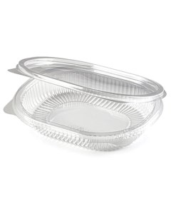 Посуда одноразовая ЮПЛАСТ 250 мл с крышкой ЮП РКС комплект 360 шт прозрачный ПЭТ Nobrand