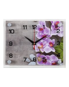 Часы настенные Орхидеи 2026 11 Рубин