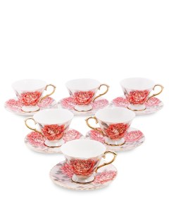 Чайный набор на 6 персон Фиор Дель Аморе Pavone
