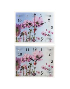Часы серия Цветы Сиреневые цветы 20х25 см Сюжет